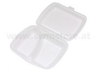 Take-away Box (HP4) 2-geteilt - weiss (125 Stk.)