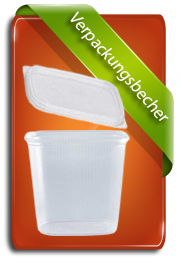 Feinkostbecher, rund, eckig, Dressingbecher, Deckel für Feinkostbecher, Rechteckschalen, Achteckschalen, Becher, Lebensmittelverpackung